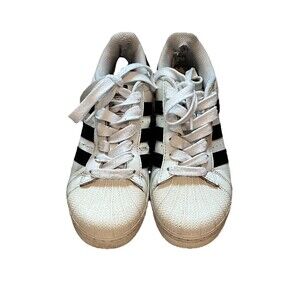 Adidas Originals Superstar White Black Trainers Size 6